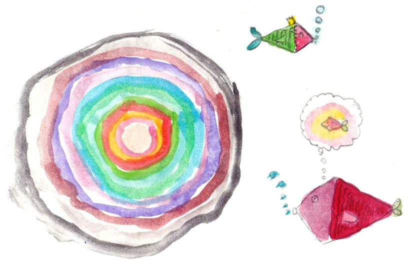 el mar.....chiara, 8 años